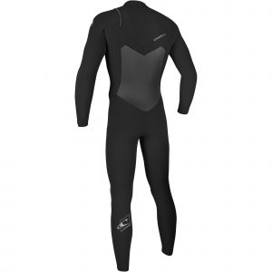 2019 ONeill Mens Epic 32mm Chest Zip Wetsuit Black 5353 back.2000×2000